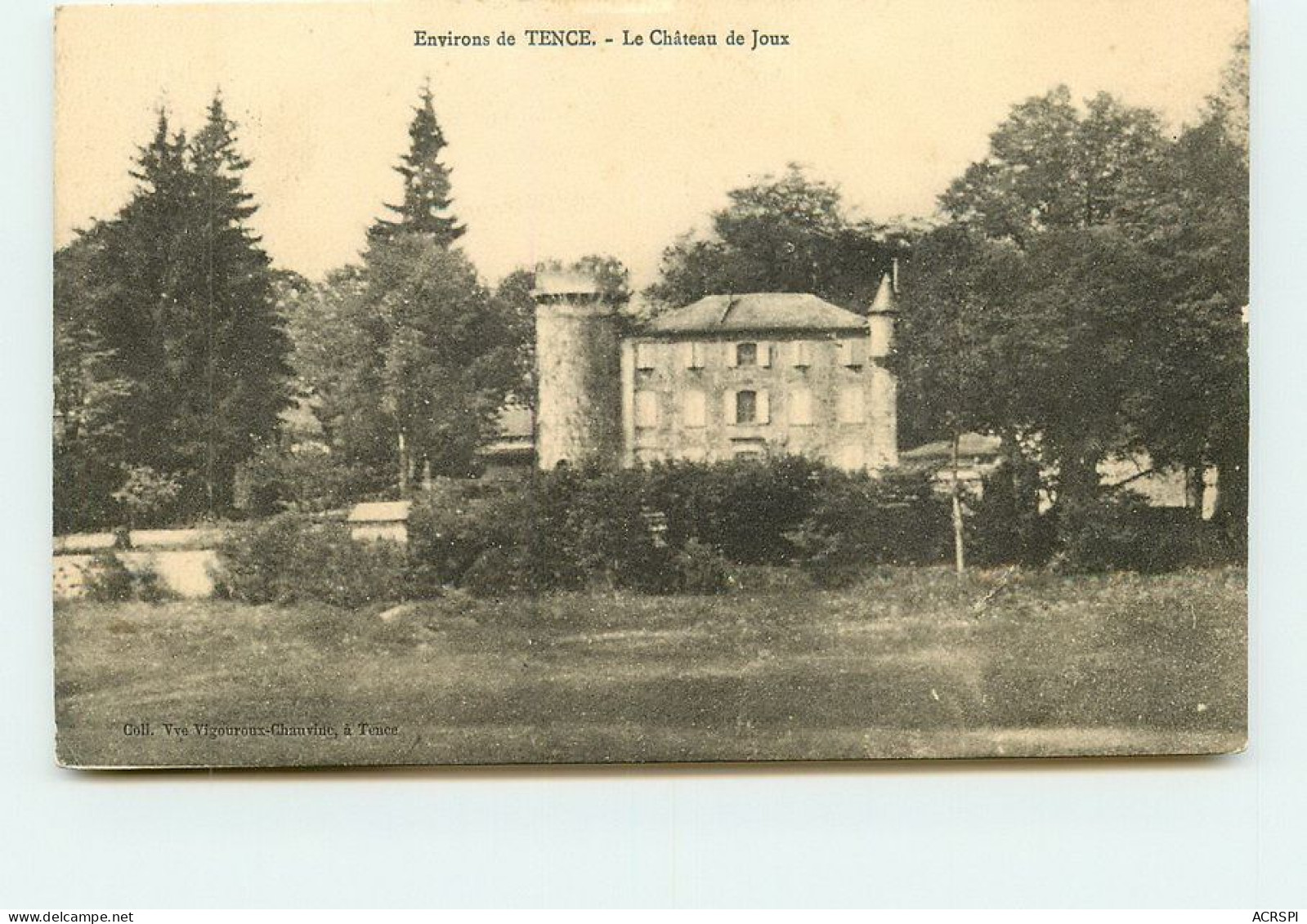 TENCE Le Chateau De Joux  TT 1456 - Other & Unclassified