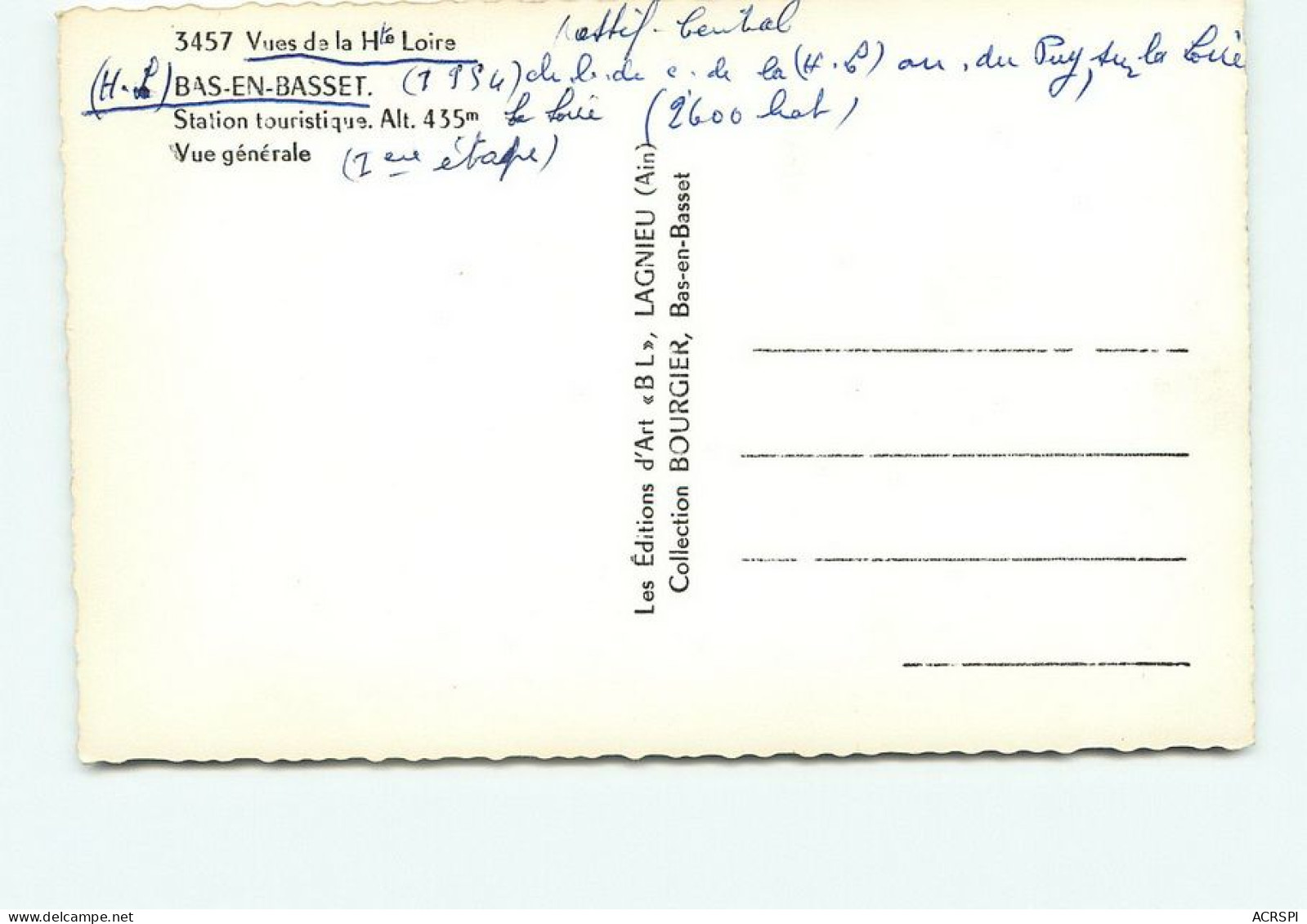 BAS EN BASSET Vue Générale  TT 1456 - Sonstige & Ohne Zuordnung