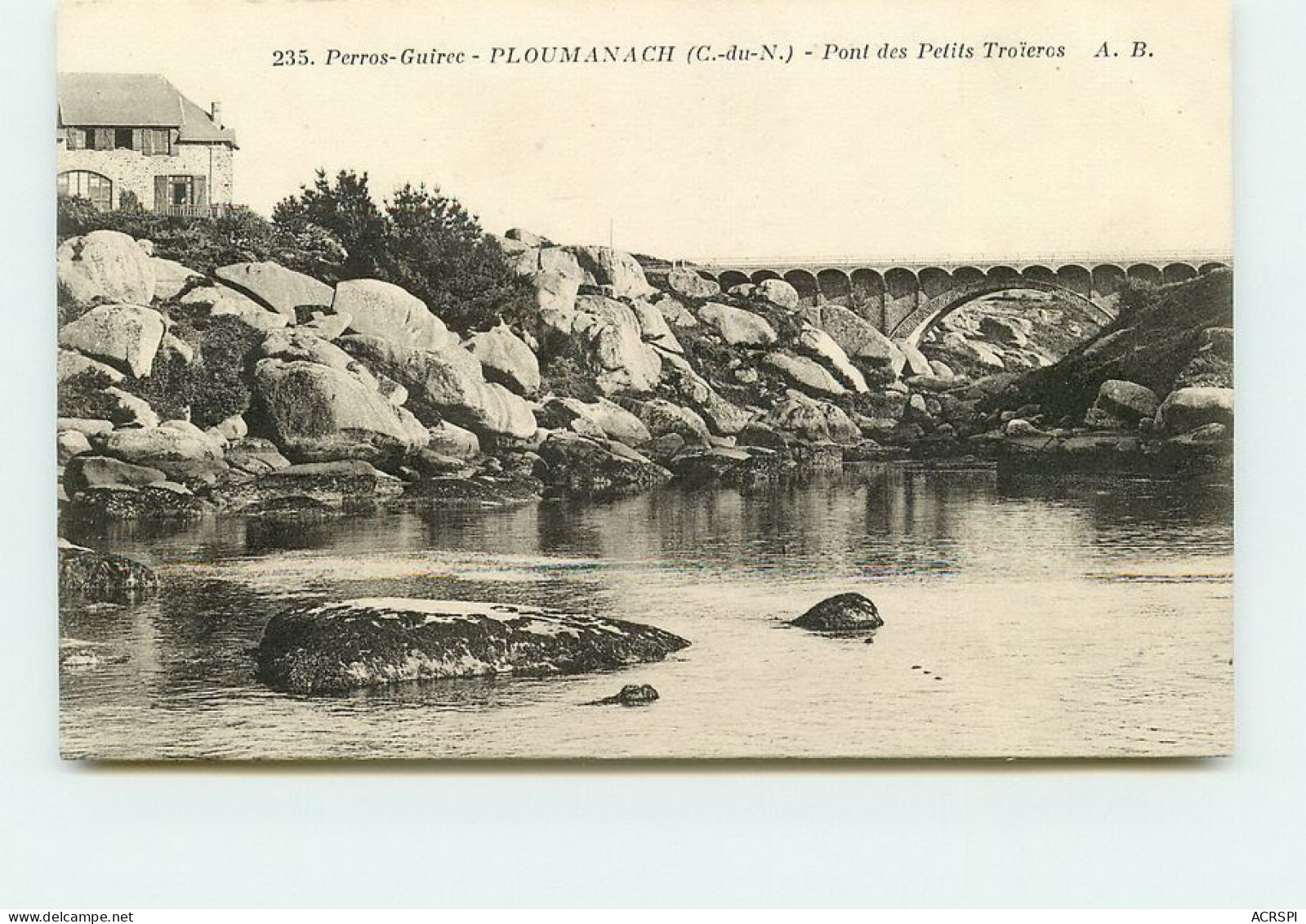 PERROS GUIRREC  Ploumanach Pont Des Petits Troieros   TT 1498 - Perros-Guirec