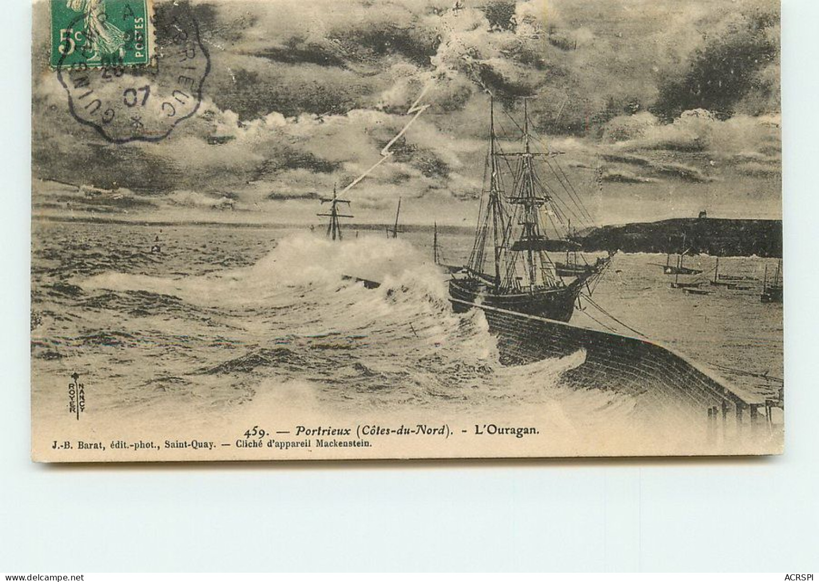 SAINT QUAY L'ouragan  TT 1498 - Saint-Quay-Portrieux