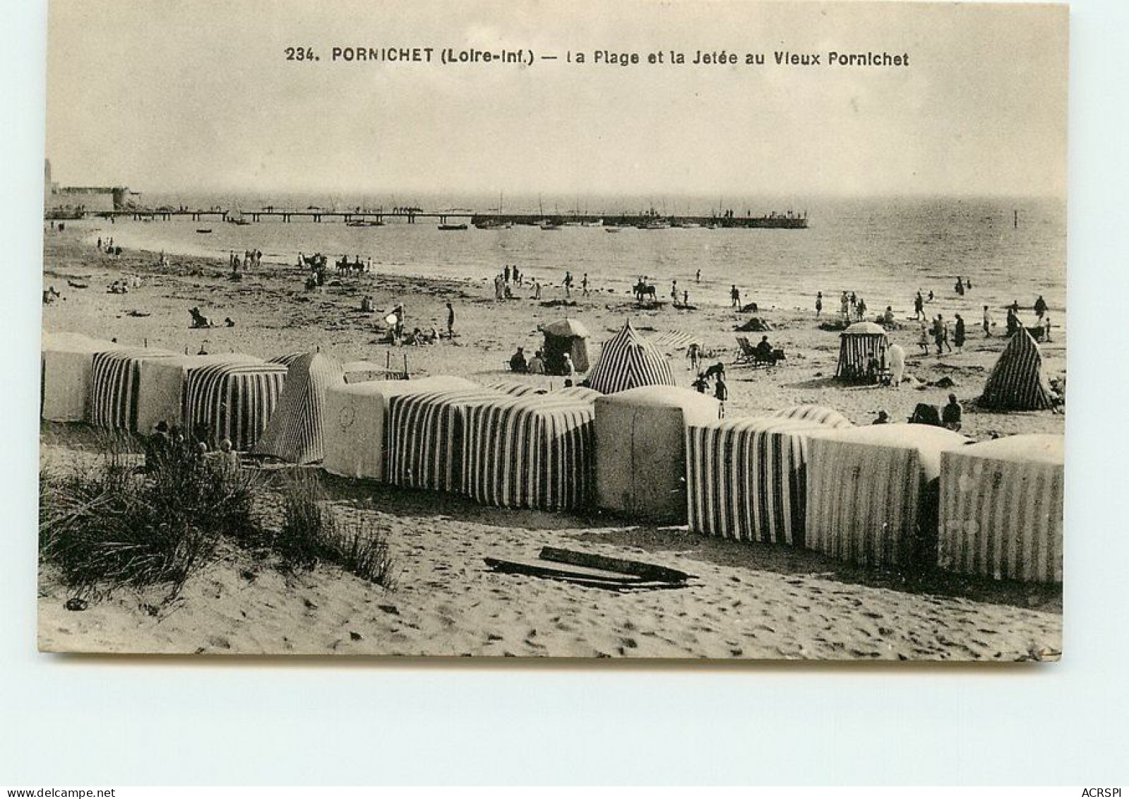 PORNICHET La Plage Et La Jetée   TT 1497 - Pornichet