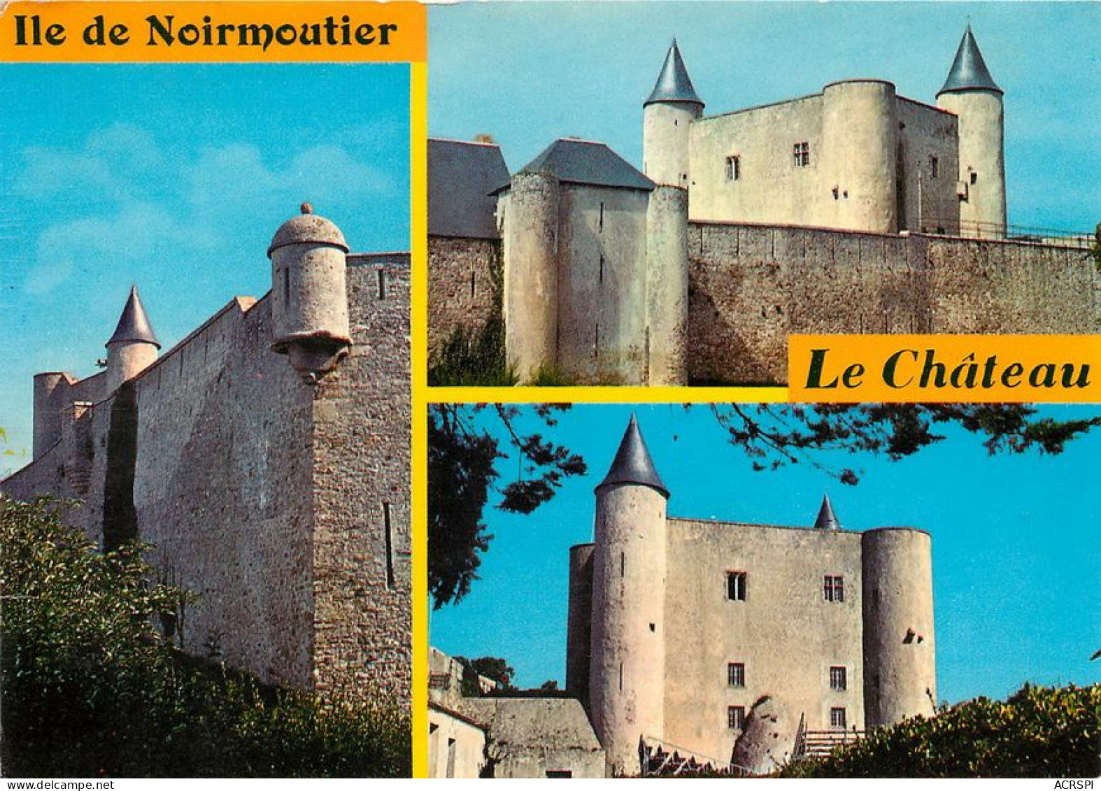 NOIRMOUTIER  Le Chateau   3   (scan Recto-verso)TT 1495Bis - Noirmoutier