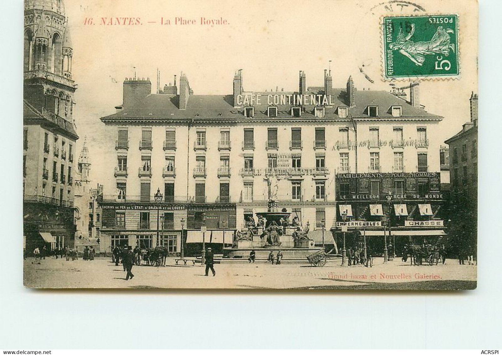 NANTES    La Place Royale  TT 1495 - Nantes