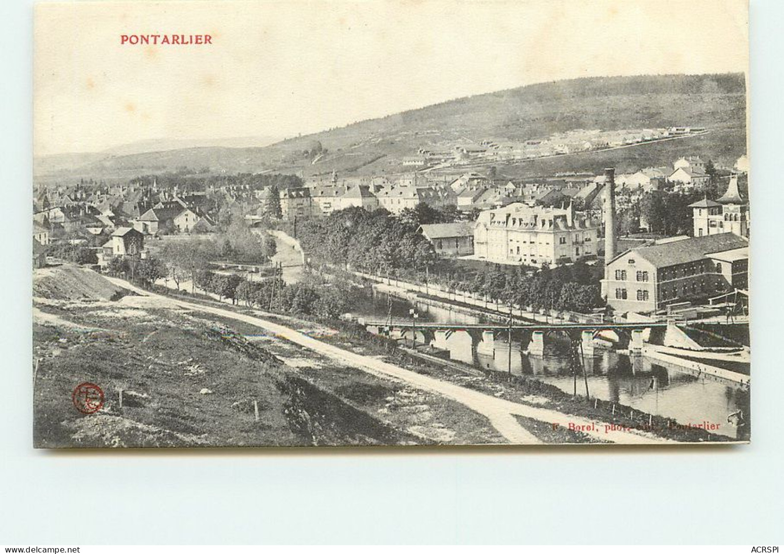 PONTARLIER  Vue Générale   TT 1489 - Pontarlier