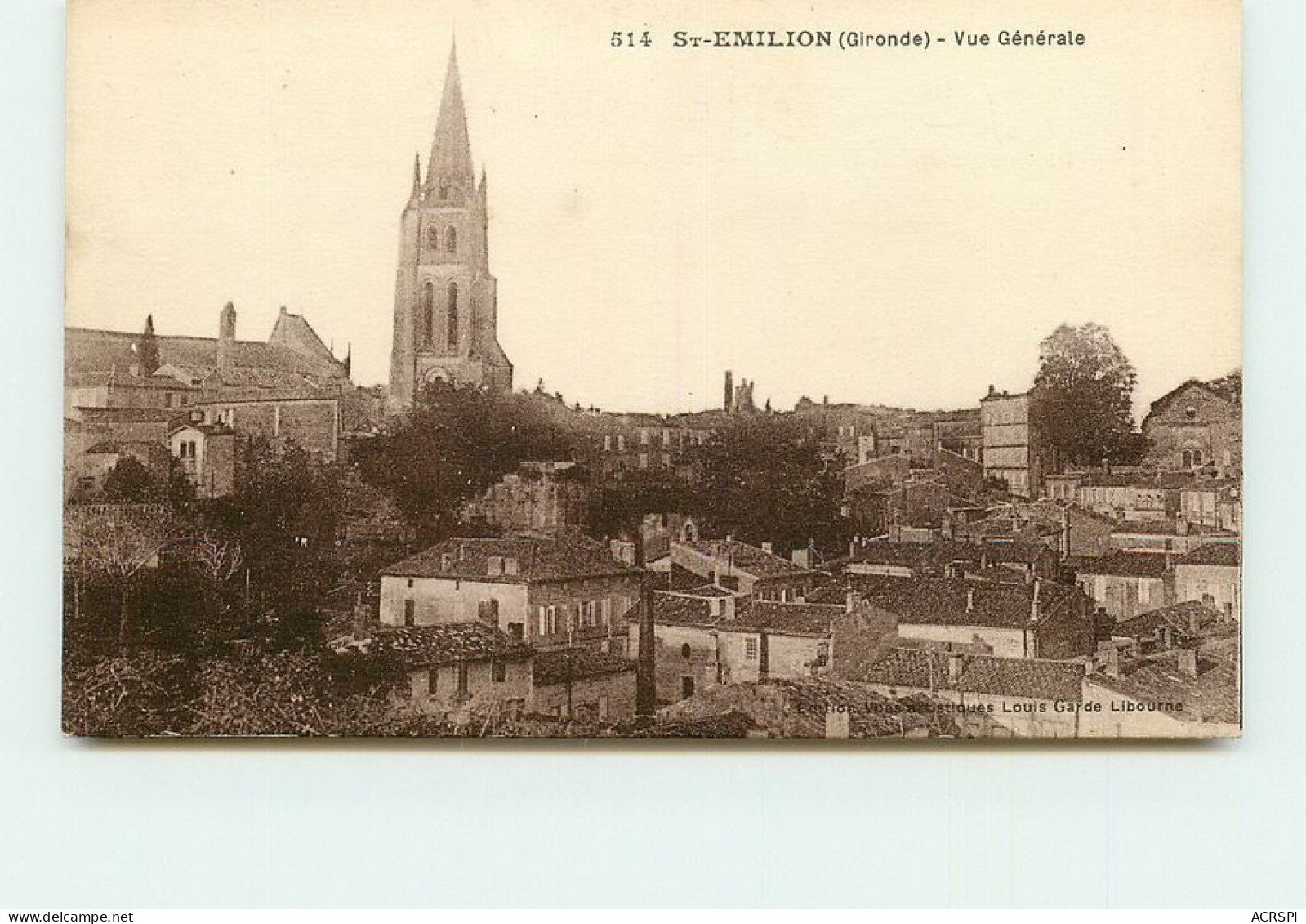 SAINT EMILION L'église   TT 1485 - Saint-Emilion