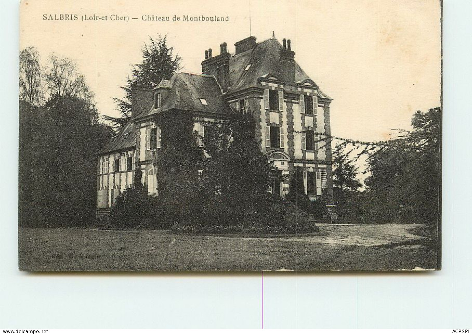 SALBRIS Le Chateau De Montbouland  TT 1481 - Salbris