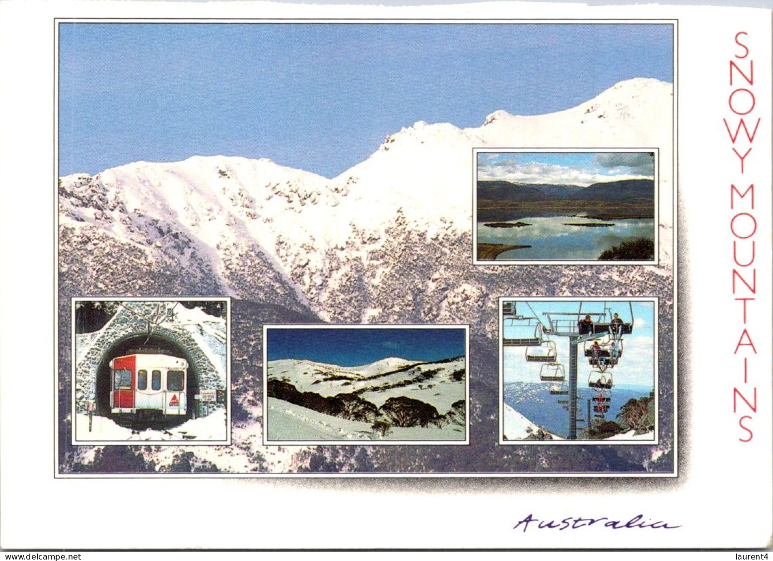 11-5-2024 (4 Z 41) Australia - NSW - Snowy Mountains (posted With "outbak Service" Stamp) - Andere & Zonder Classificatie