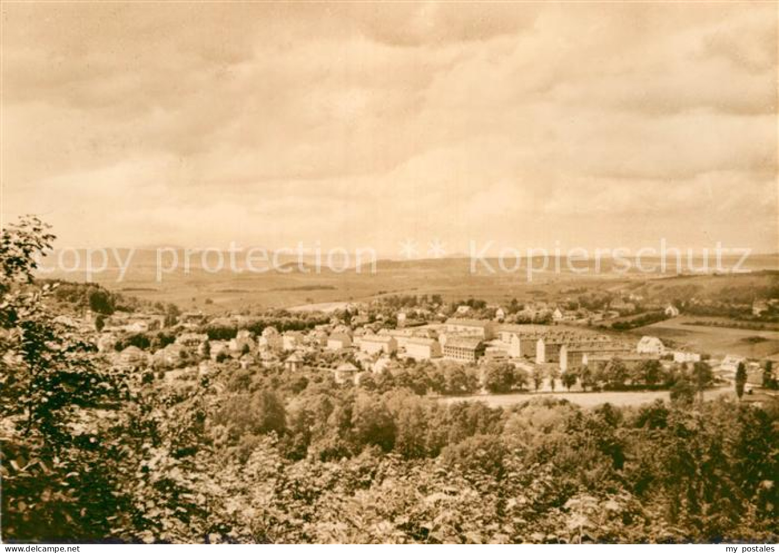 72984064 Bad Liebenstein AWG Siedlung Und Werra Tal Blick Vom Burgberg Bad Liebe - Bad Liebenstein