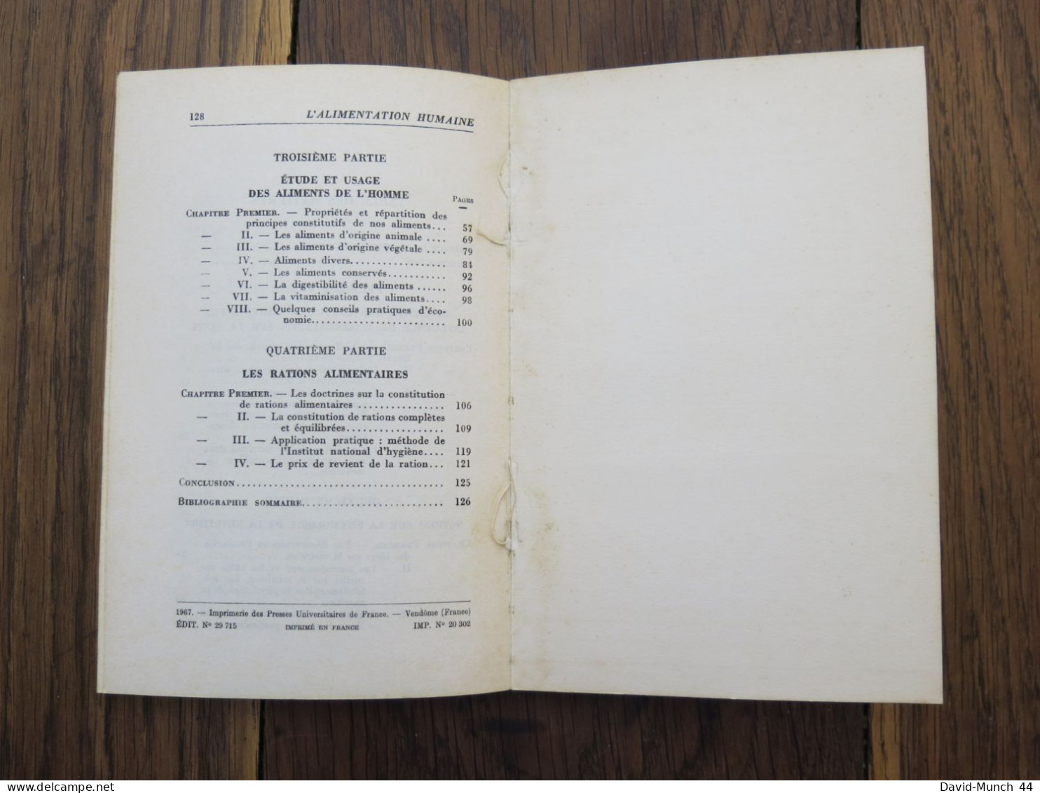 Que sais-je? N° 22: L'alimentation humaine de Raymond Lalanne. PUF. 1967