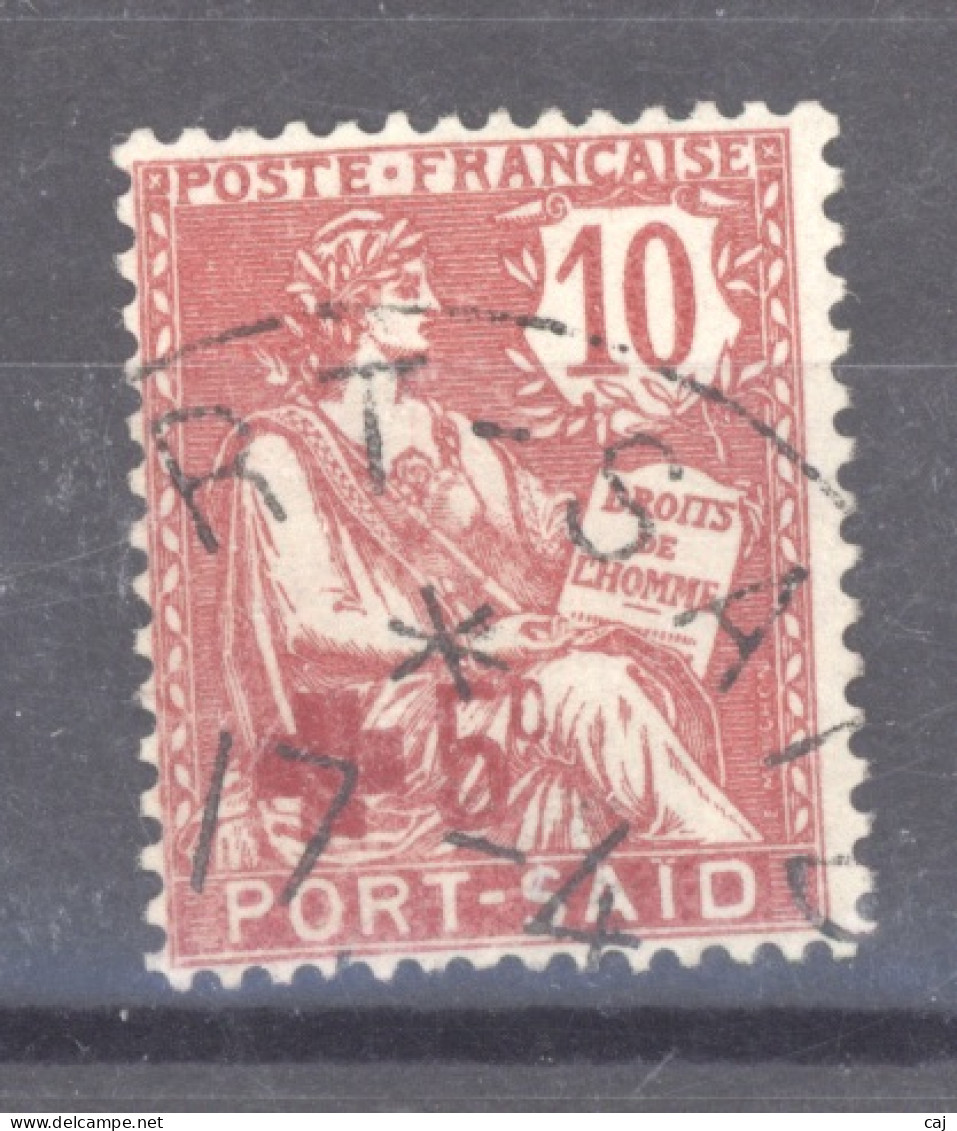 Port Saïd  :  Yv  35  (o) - Used Stamps