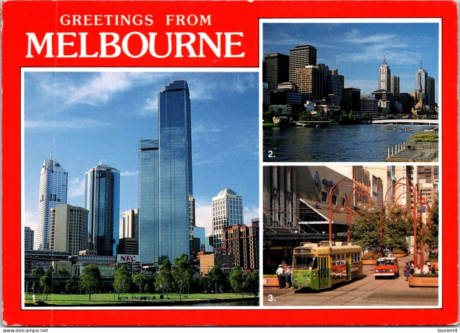 11-5-2024 (4 Z 41) Australia - VIC - Melbourne (posted 1994 With Kangaroo Stamp) - Melbourne