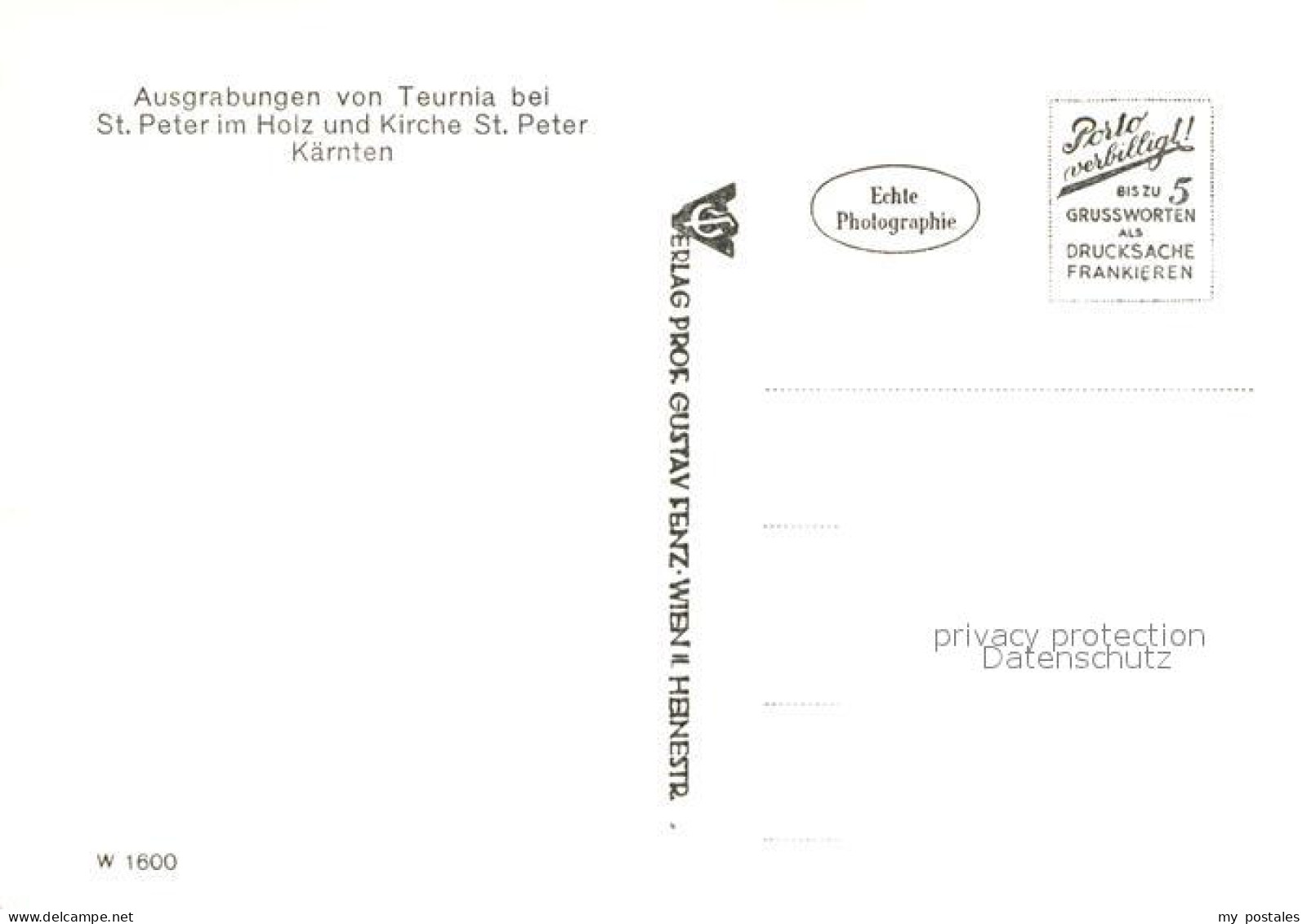 72983388 St Peter Klagenfurt Ausgrabungen Von Teurnia Im Holz Und Kirche St Pete - Autres & Non Classés