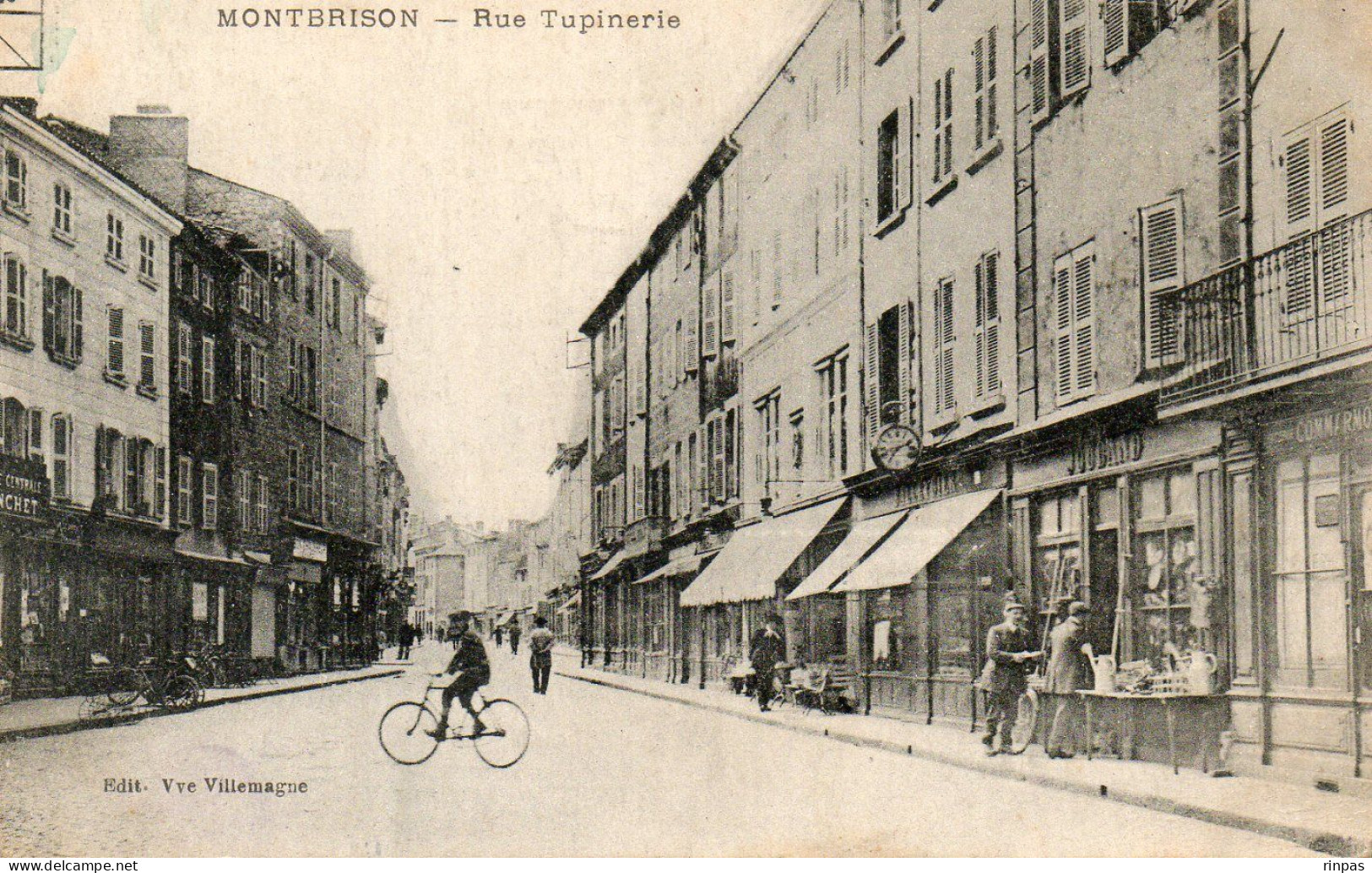 (42) MONTBRISON Rue Tupinerie , Vélo, Commerce, Montre  ( Loire ) - Montbrison