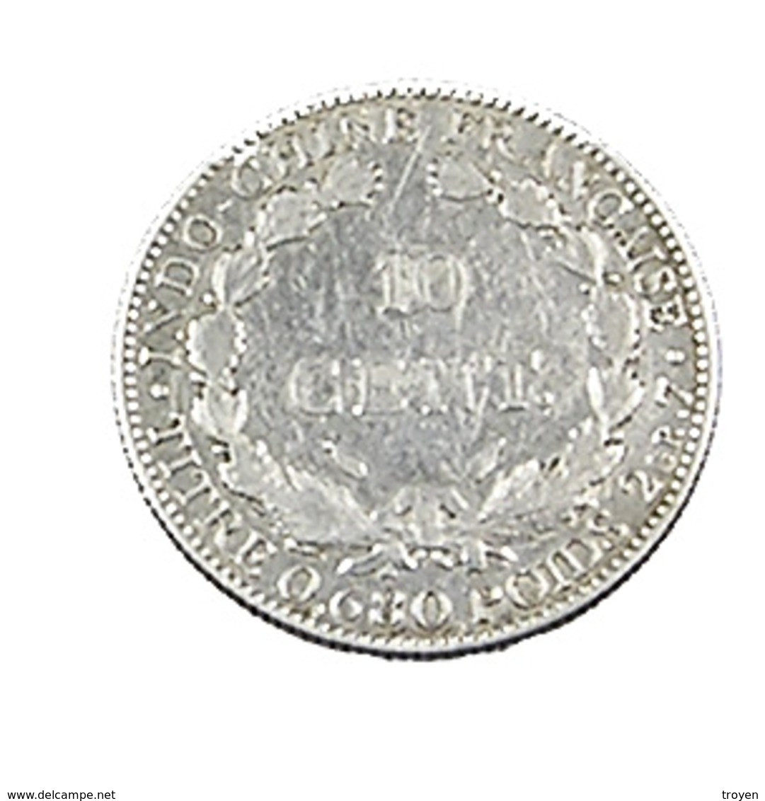 10 Cent. - Indo-Chine - Française - 1937 - Argent - TTB - - Sonstige & Ohne Zuordnung