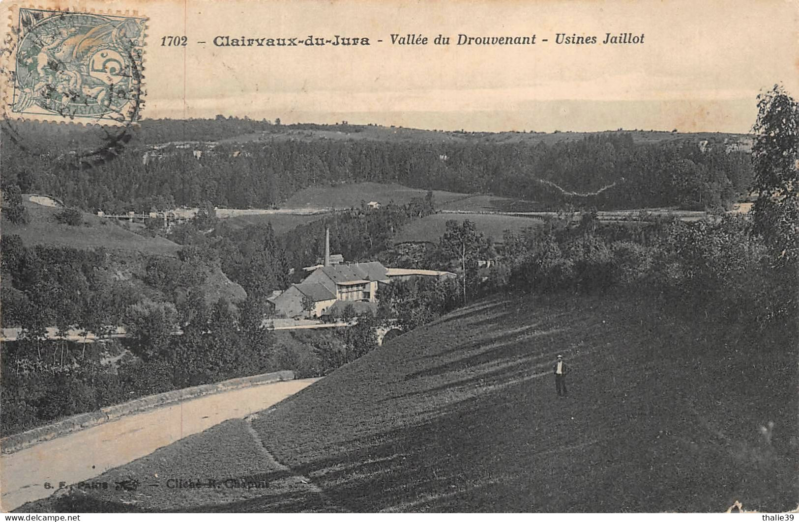 Clairvaux Cogna Travaux Viaduc Tramway Ligne Bonlieu Ilay Foncine Usine Jaillot Scierie 1702 BF Paris Attention état - Clairvaux Les Lacs