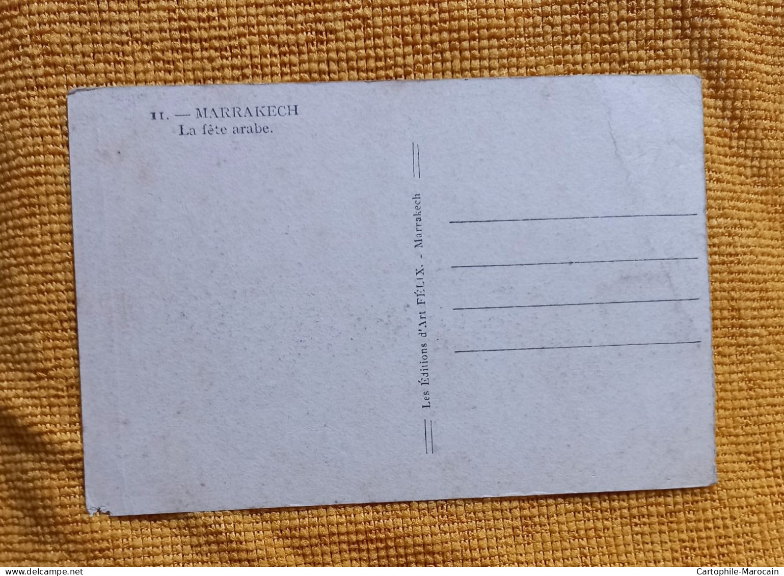 *B-Dlc-05*- Cp17 - MARRAKECH : La Fête Arabe - Marrakech