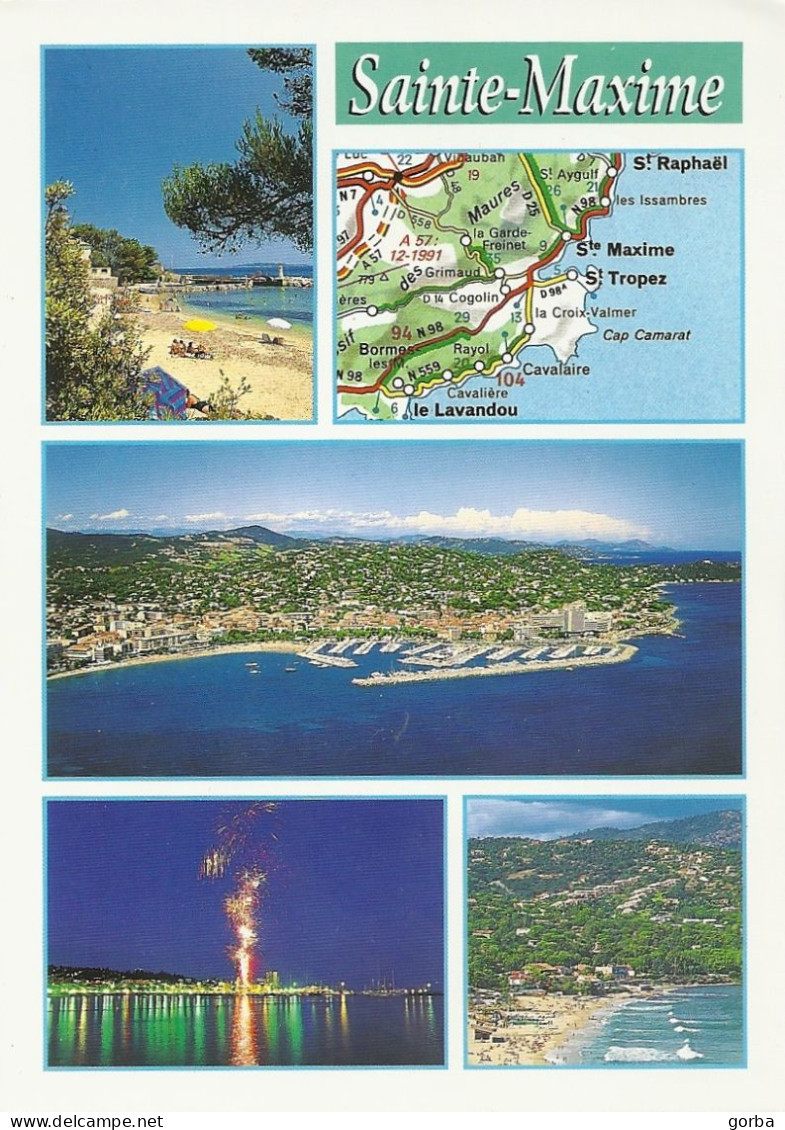 *CPM - 83 - SAINTE MAXIME - Multivue - Carte - Sainte-Maxime