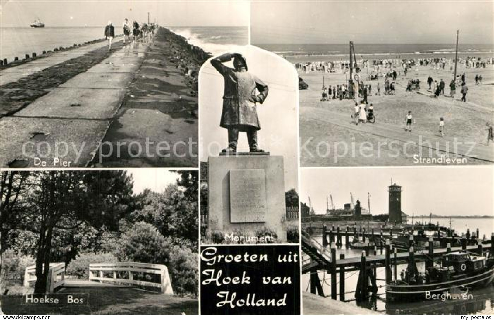 72982047 Hoek Van Holland De Pier Strandleven Hoekse Bos Monument Berghaven Hoek - Autres & Non Classés