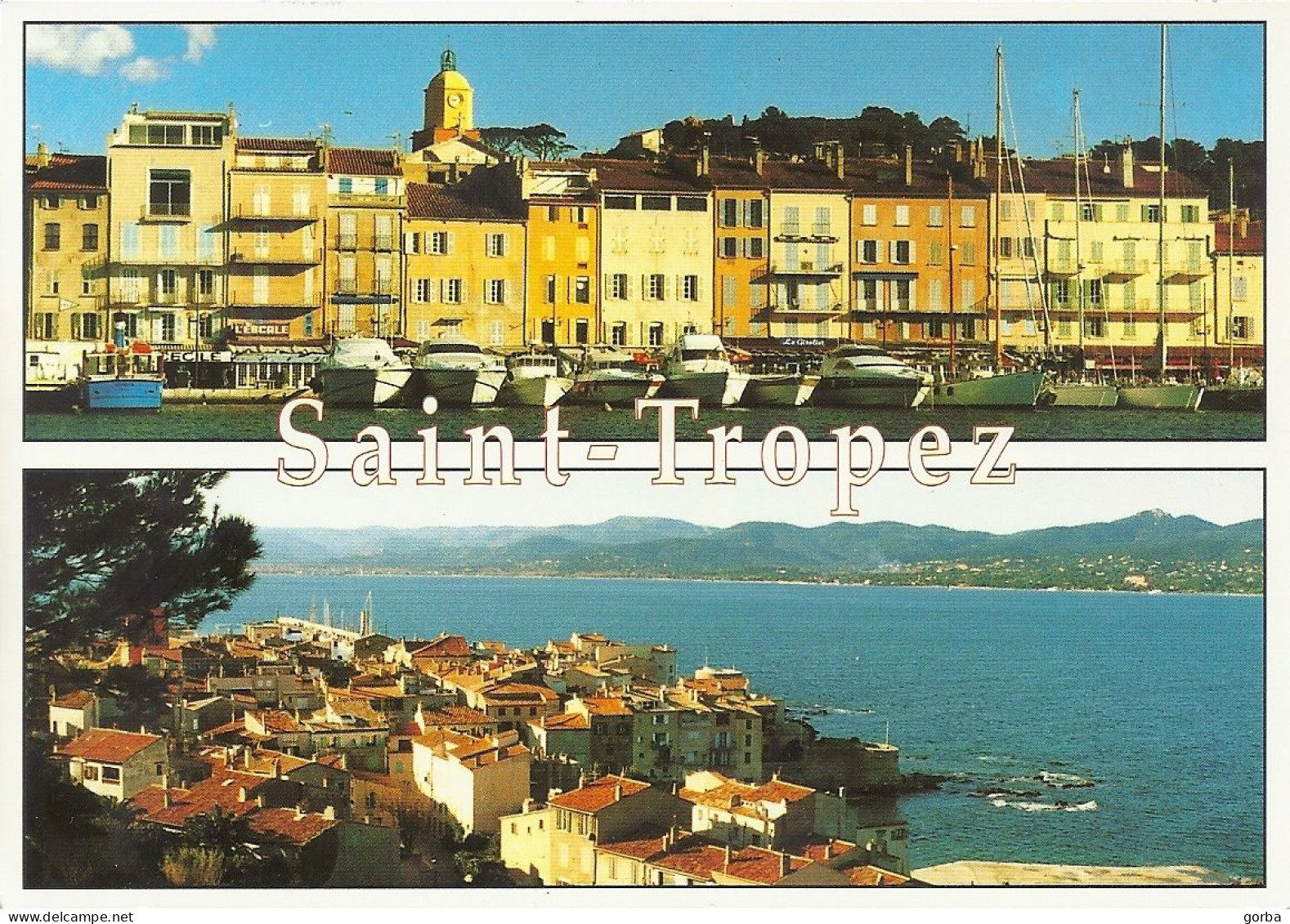*CPM - 83 - SAINT TROPEZ - Le Port Et Vue Générale - Saint-Tropez
