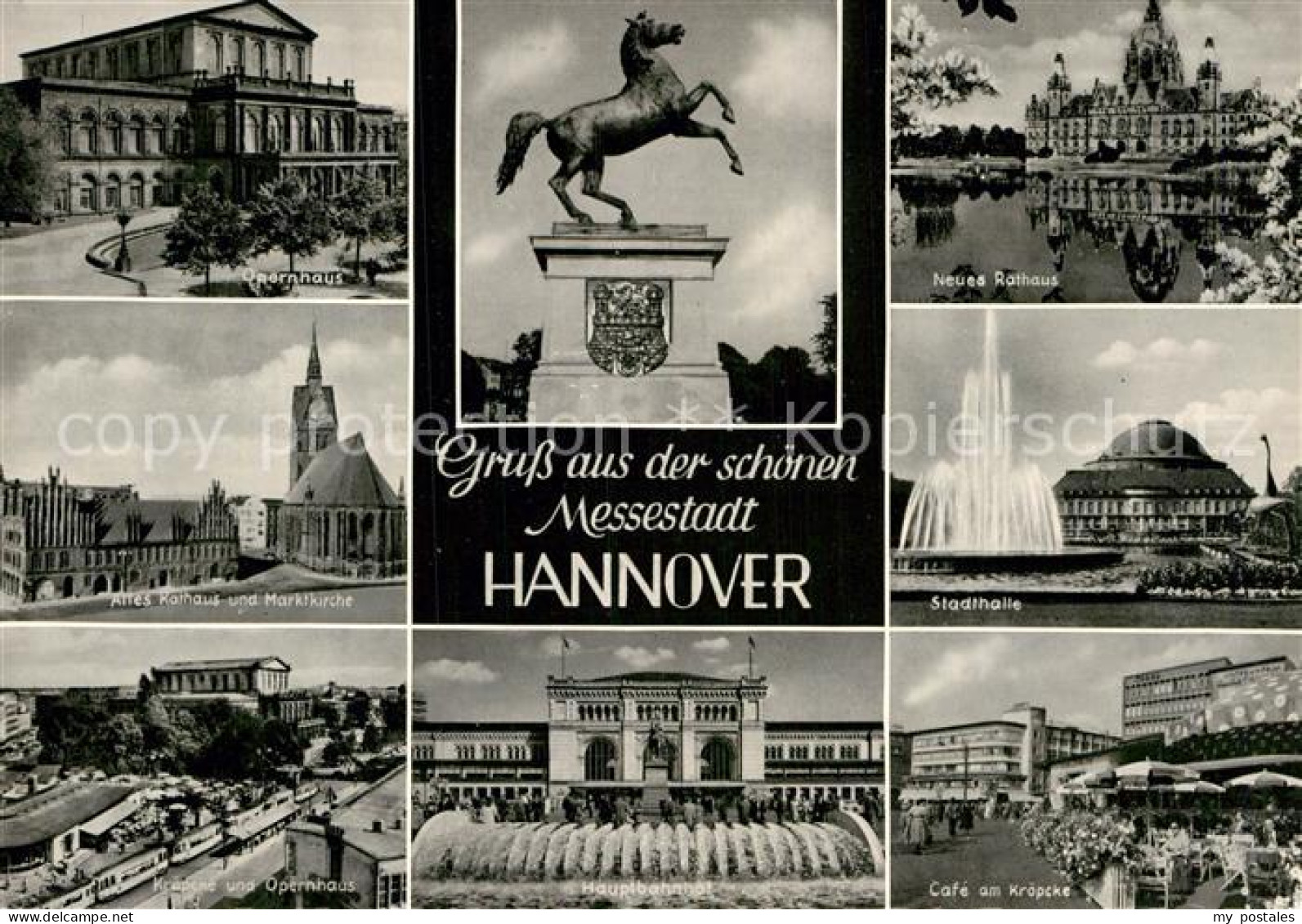 72981653 Hannover Opernhaus Rathaus Marktkirche Stadthalle Cafe Am Kroepcke Sach - Hannover