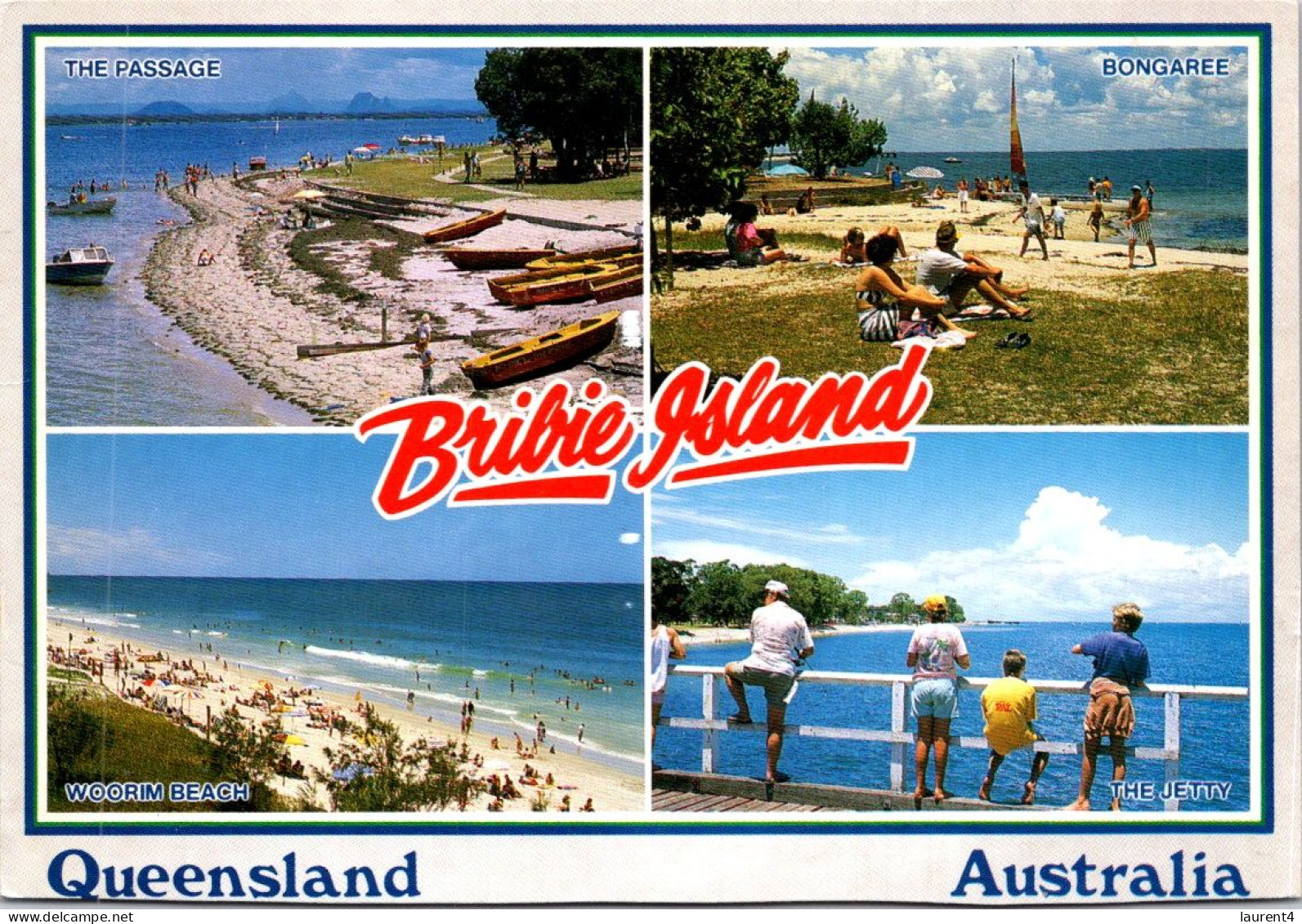 11-5-2024 (4 Z 41) Australia - QLD - Bribie Island  (posted 1997 With Bird Stamp) - Brisbane