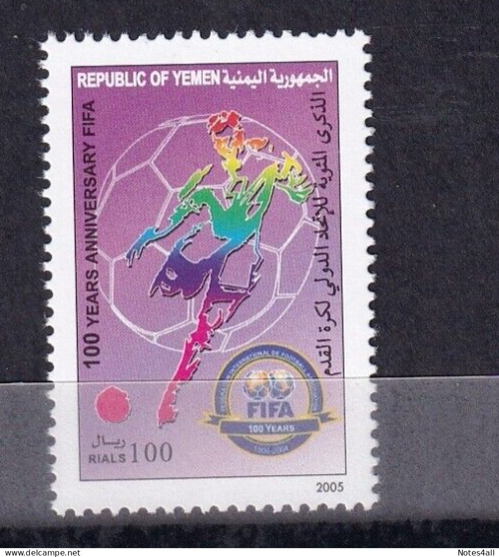 Stamps YEMEN 2004 The 100th Anniversary Of FIFA Federation International MNH #58 - Yemen