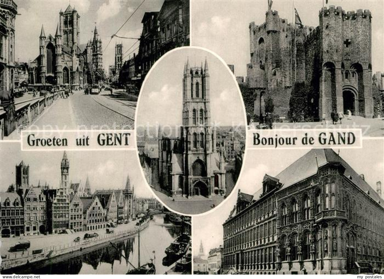 72980696 Gent Gand Flandre Kirche Schloss Grafenburg Kathedrale Kanal Gent Gand  - Gent