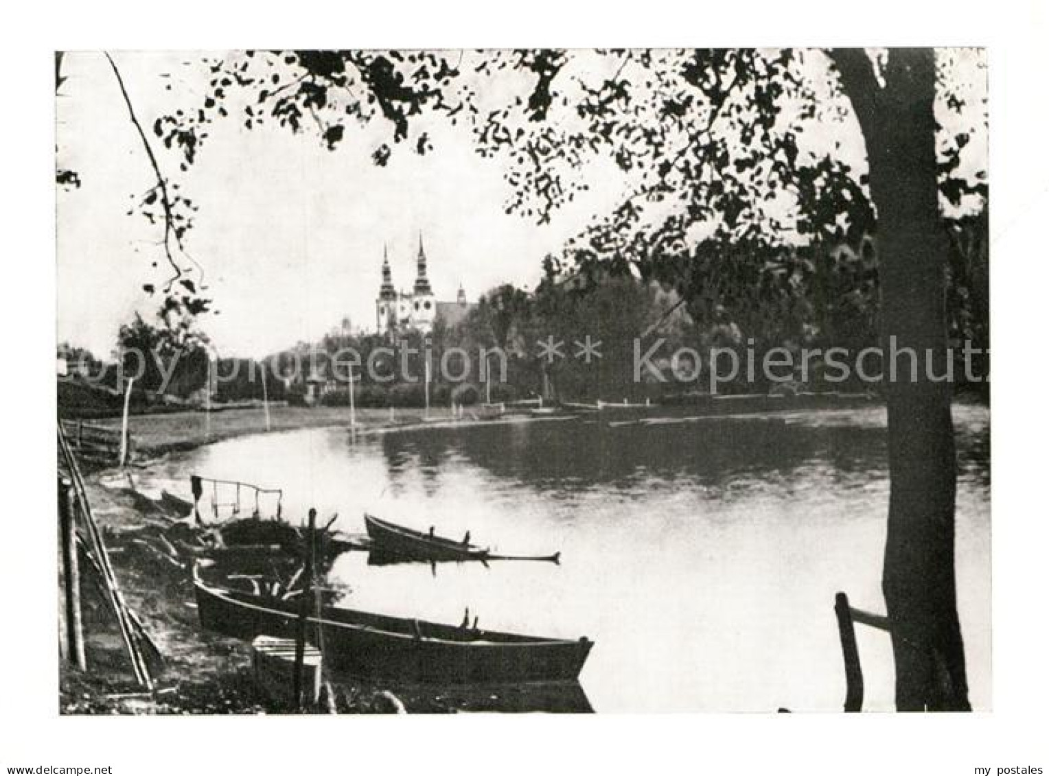 72979850 Heiligelinde Ostpreussen Blick Auf See Und Wallfahrtskirche Heiligelind - Pologne