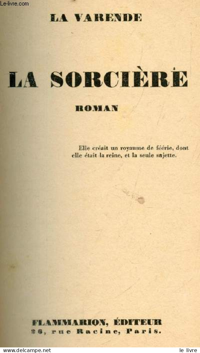 La Sorciere - Roman - La Varende - 1954 - Other & Unclassified