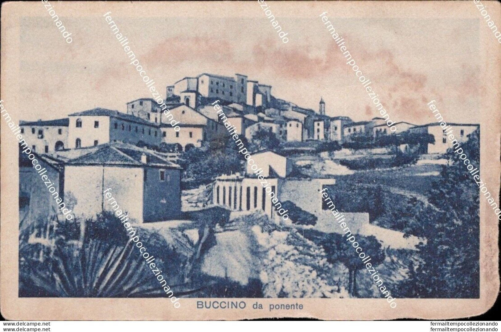 Bc698  Cartolina Buccino Da Ponente Provincia Di Salerno Campania - Salerno