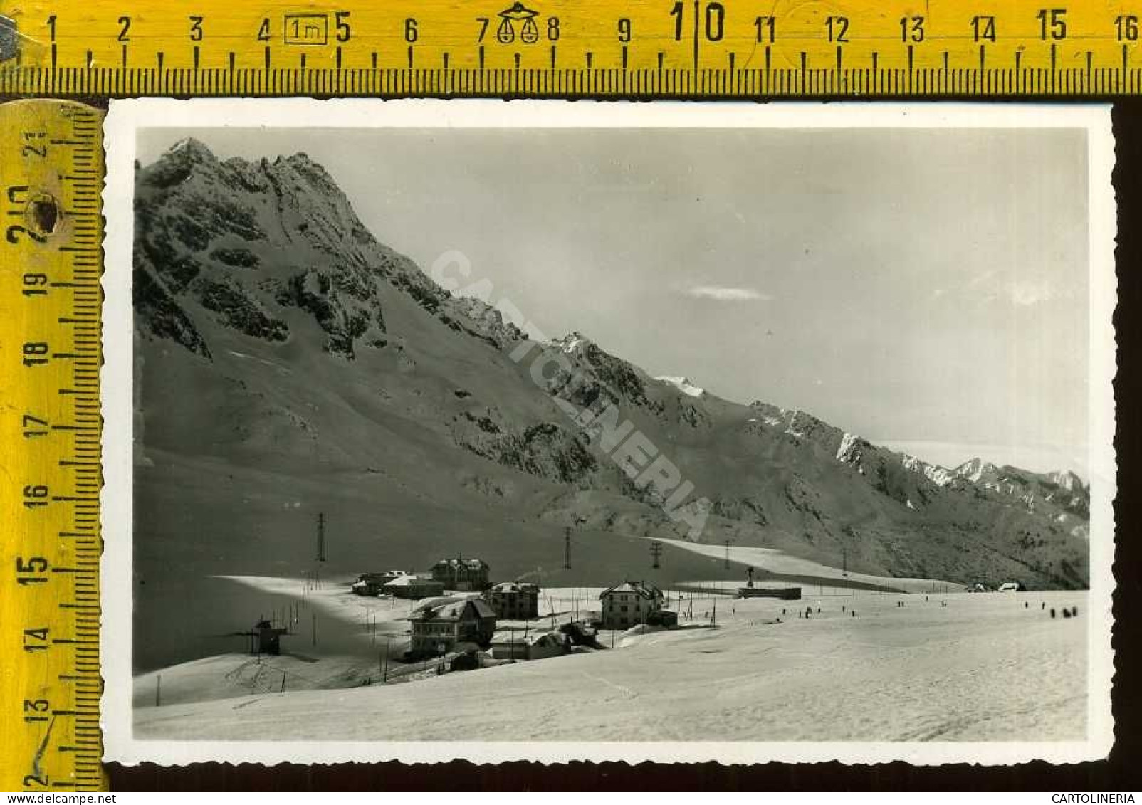 Brescia Passo Tonale - Cappella Ossario Col Monumento Alla Vittoria Alata E Gli Alberghi  - Brescia