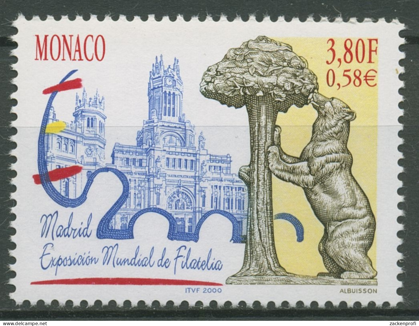 Monaco 2000 ESPANA Postamt Madrid 2519 Postfrisch - Unused Stamps