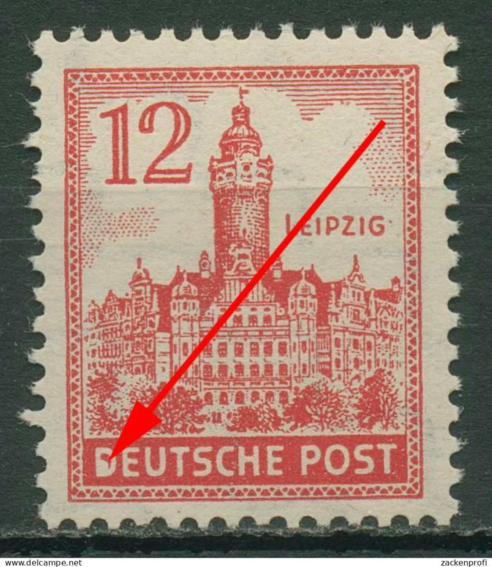 SBZ West-Sachsen 1946 Abschiedsserie Plattenfehler 155 Y II Postfrisch Geprüft - Other & Unclassified