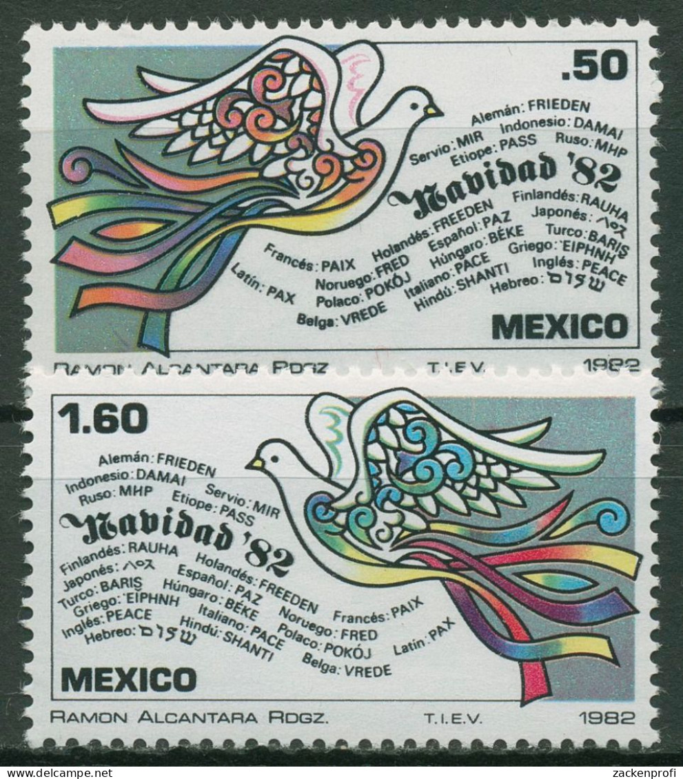 Mexiko 1982 Weihnachten: Friedenstaube 1846/47 Postfrisch - Mexico