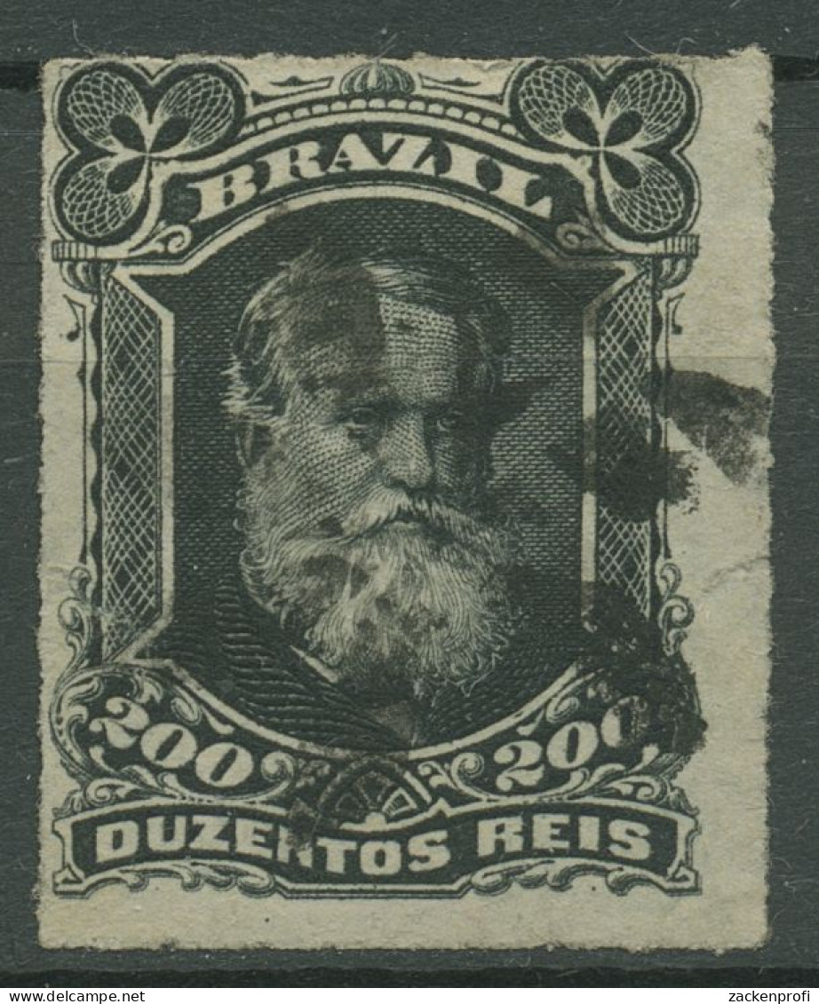 Brasilien 1878 Kaiser Pedro II. 43 Gestempelt - Usati