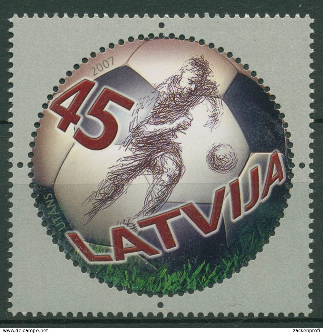 Lettland 2007 Sport Fußball 709 Postfrisch - Latvia