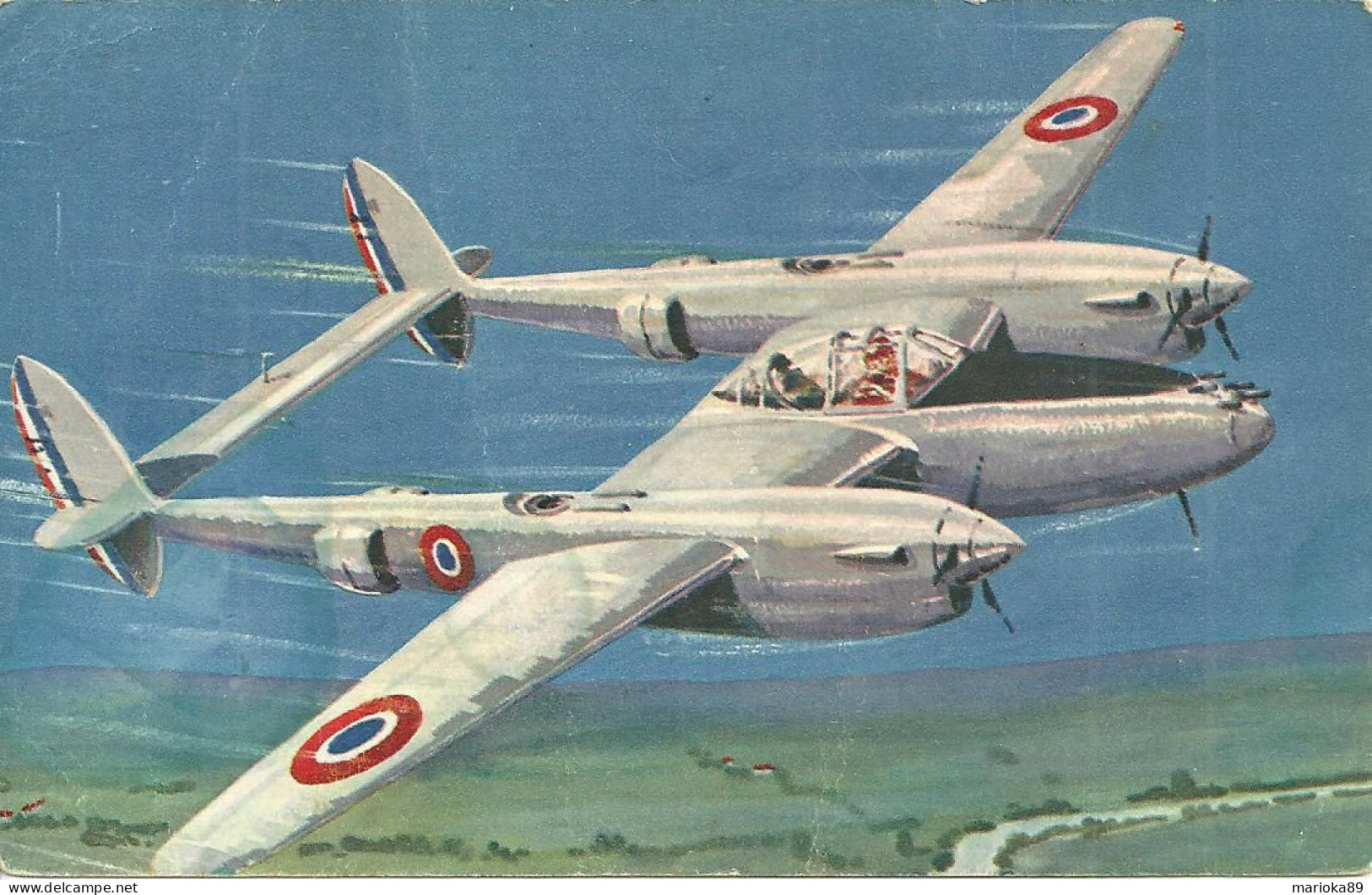 CPSM PF LE LIGHTNING DE L'AVIATION FRANCAISE - 1946-....: Modern Era