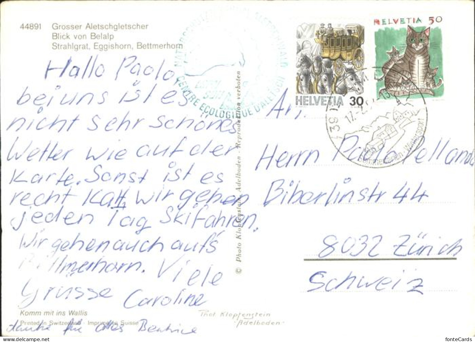 11463937 Aletschgletscher Blick Von Der Belalp Aletschgletscher - Other & Unclassified