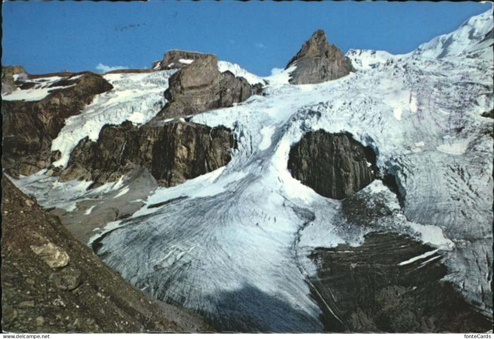 11463913 Bluemlisalp BE Mit Bluemlisalphorn (mit Stempel Von Der Bern Gltescherf - Autres & Non Classés