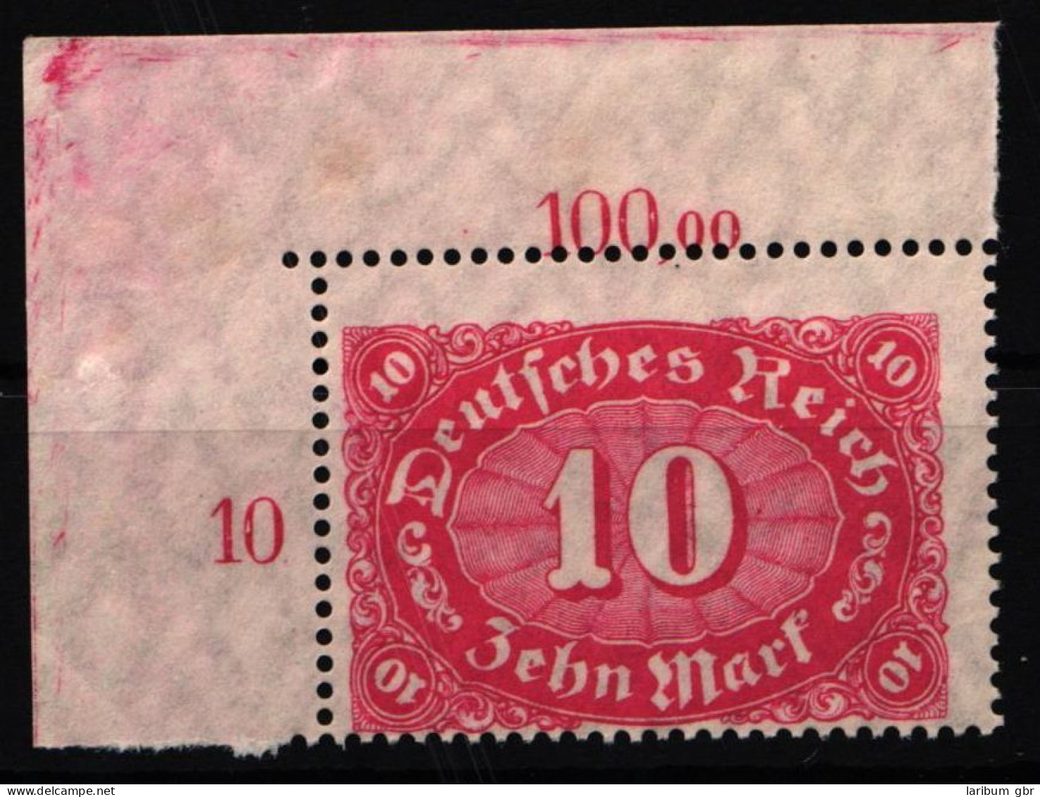 Deutsches Reich 175 P OR Postfrisch Vom Eckrand #NJ686 - Autres & Non Classés