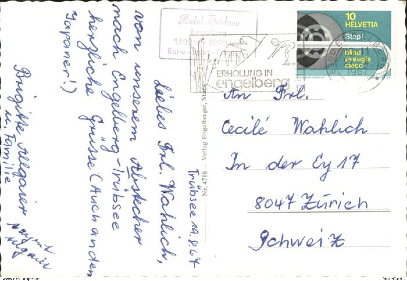 11463912 Engelberg OW Mit Truebsee U.Jochpass Engelberg - Other & Unclassified