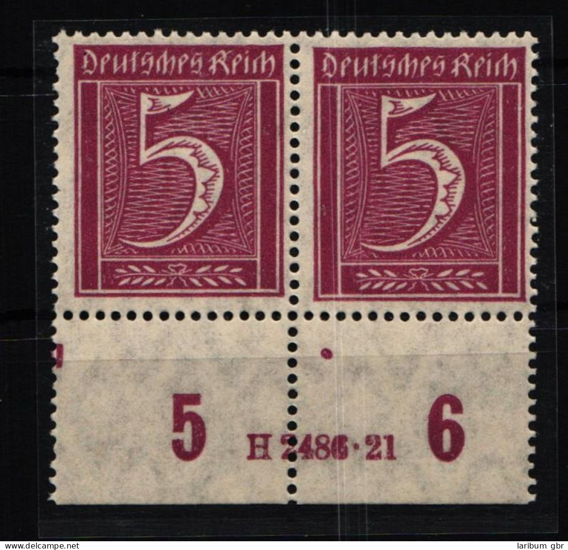 Deutsches Reich 158 HAN Postfrisch H 2486.21 #NJ670 - Other & Unclassified