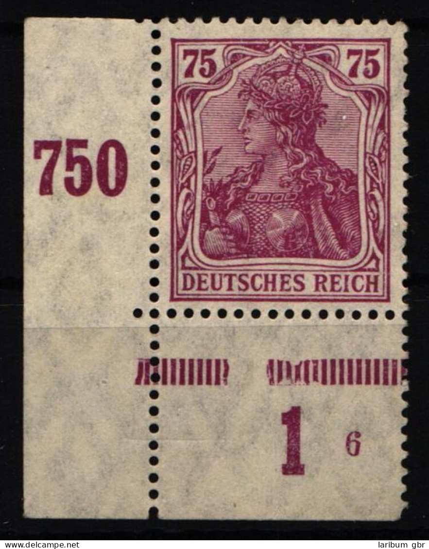 Deutsches Reich 148 PN Postfrisch Platennummer 6 #NL155 - Other & Unclassified