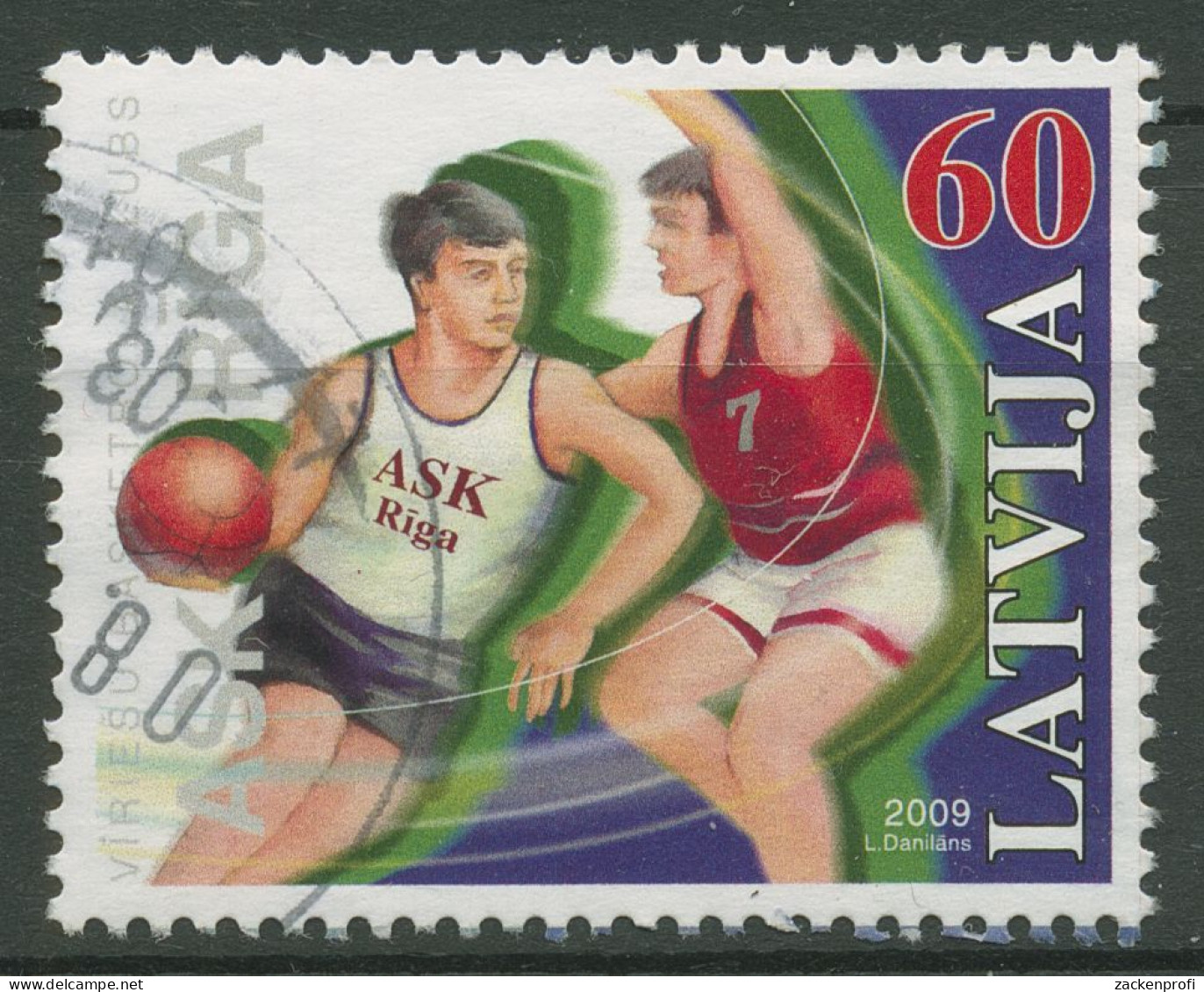 Lettland 2009 Sport Basketball 762 Gestempelt - Lettonie
