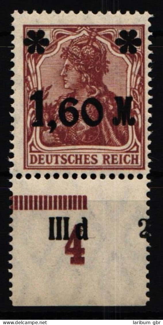 Deutsches Reich 154 I A DZ Postfrisch Druckerzeichen III D #NJ692 - Altri & Non Classificati