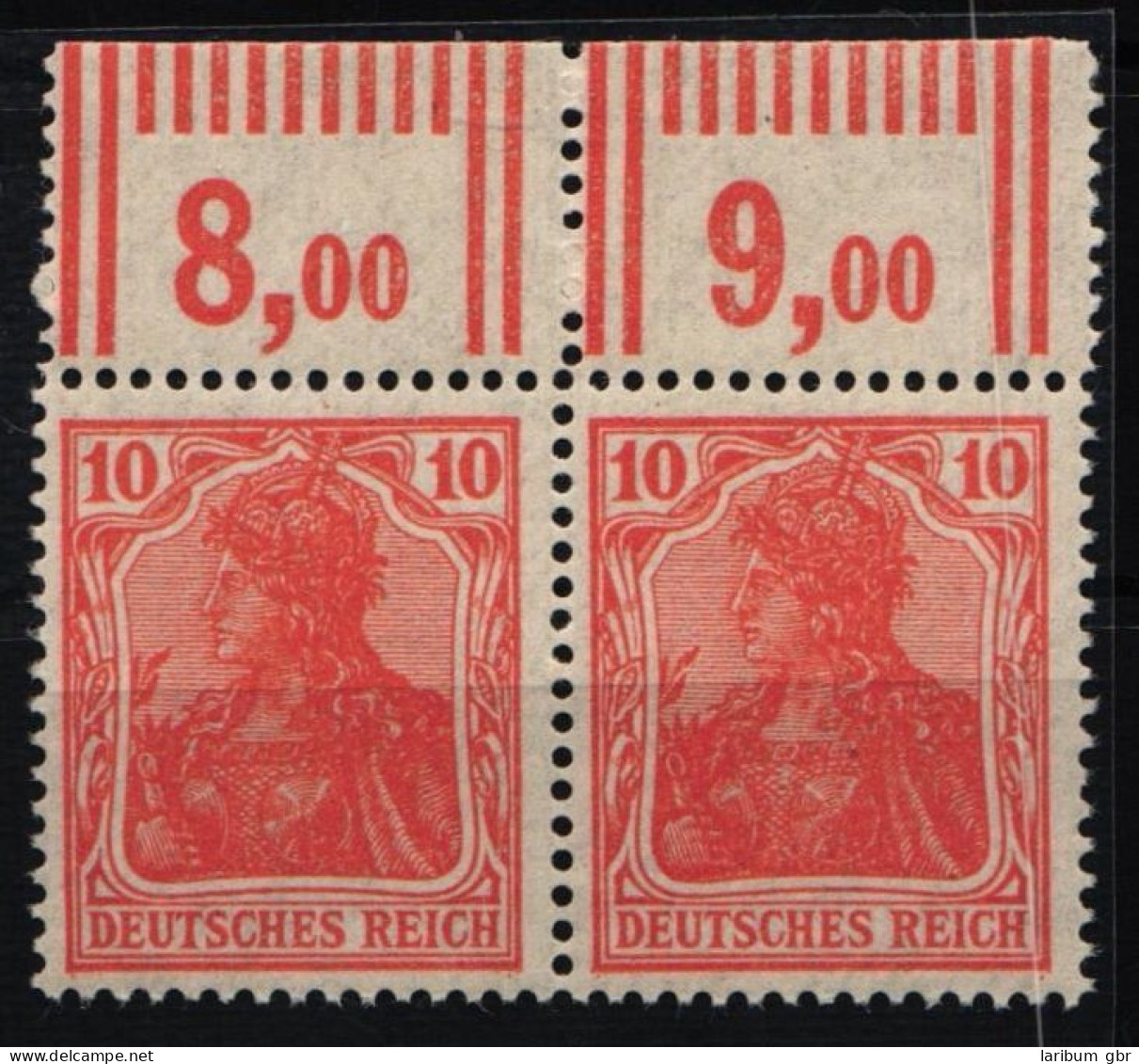 Deutsches Reich 141 W OR Postfrisch 2x W OR 2`9`2 #NL067 - Altri & Non Classificati