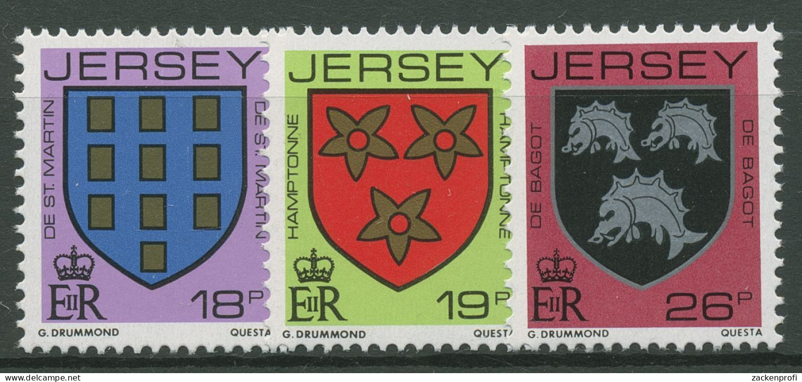 Jersey 1988 Familienwappen 439/41 Postfrisch - Jersey