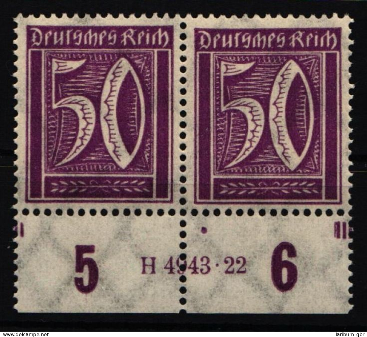 Deutsches Reich 183 HAN Postfrisch H 4943.22 #NL242 - Autres & Non Classés