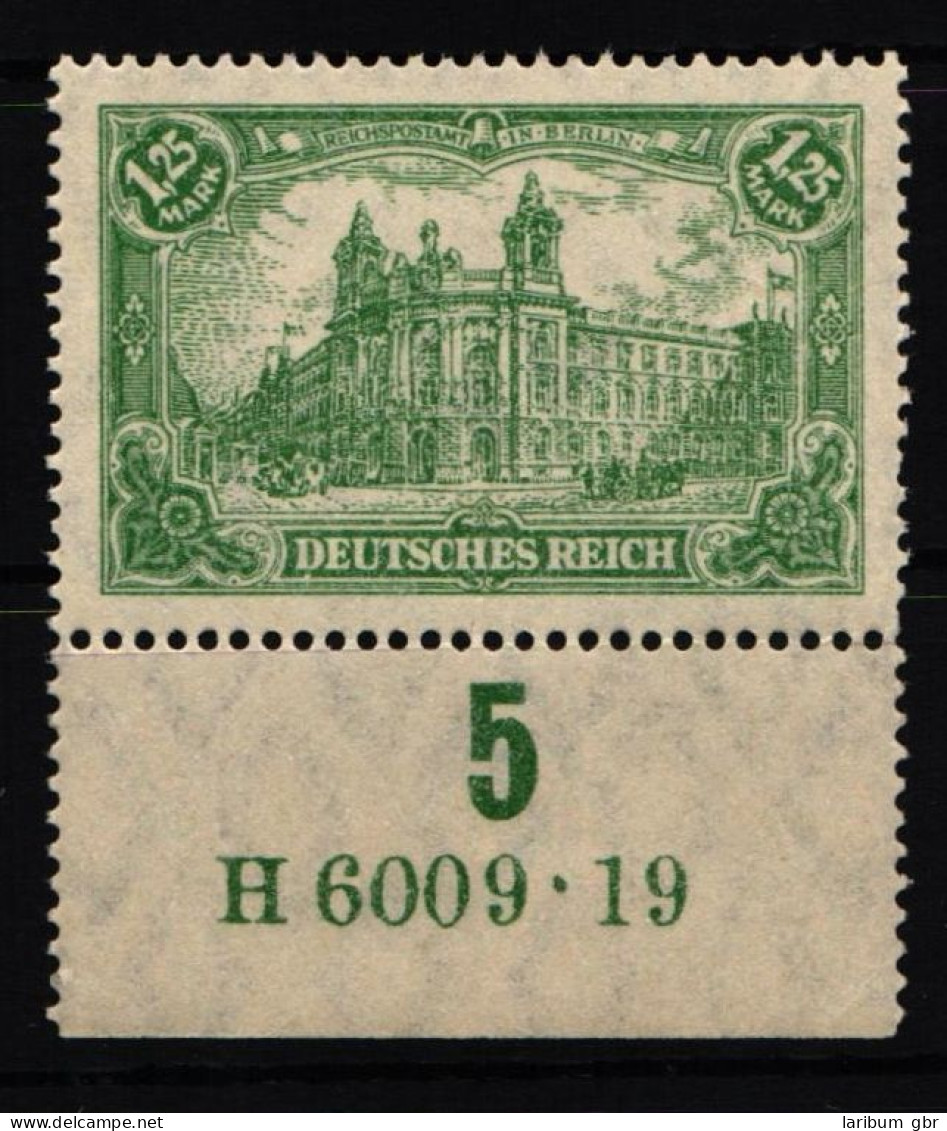 Deutsches Reich 113 HAN Postfrisch H 6009.19 #NJ908 - Autres & Non Classés