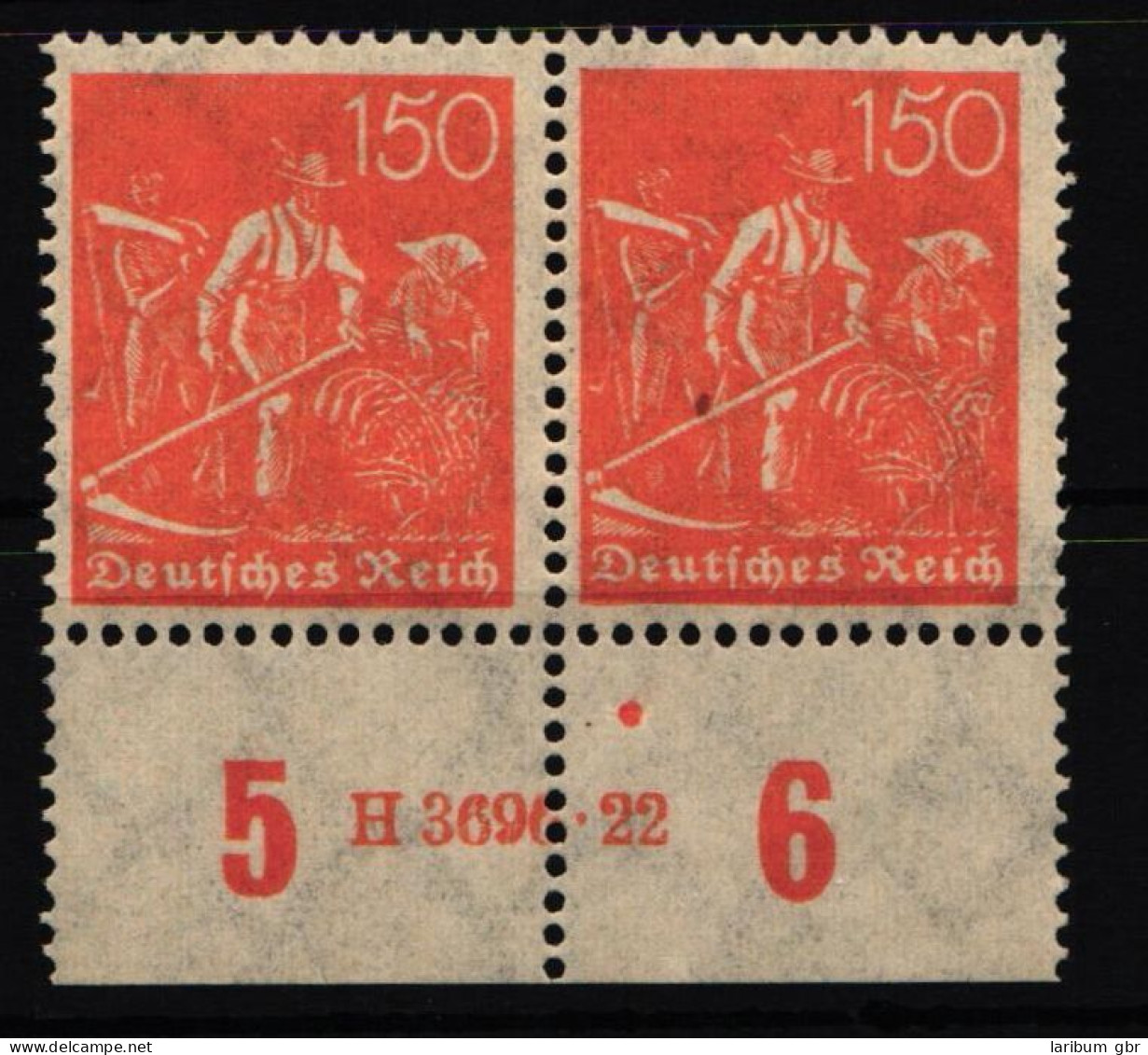Deutsches Reich 189 HAN Postfrisch H 3696.22 #NL254 - Autres & Non Classés